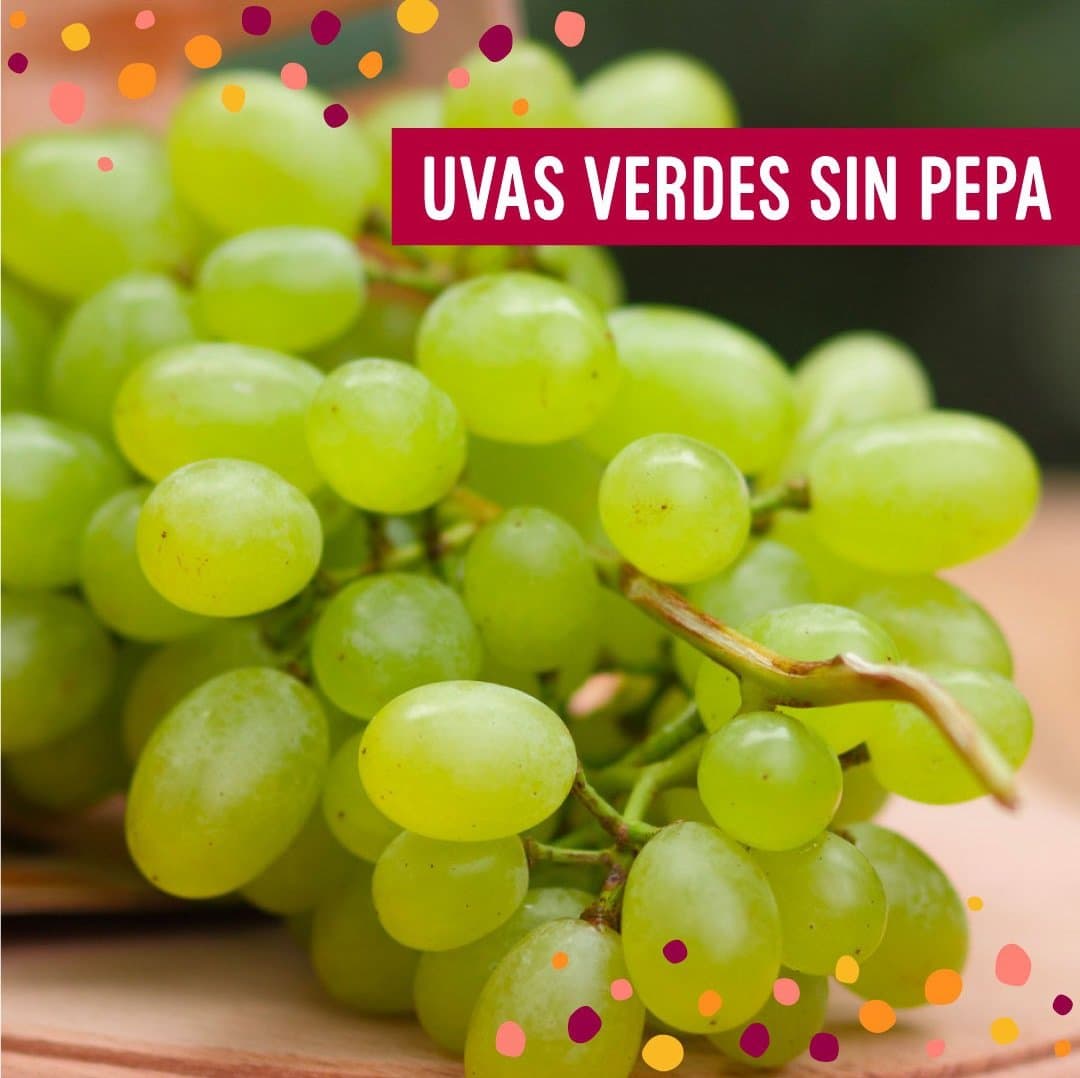 Uva verde sin pepa 1 kilo